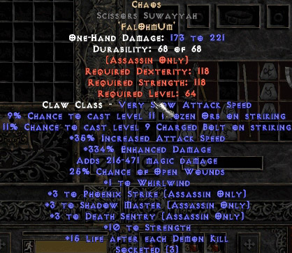 diablo 2 claw runewords