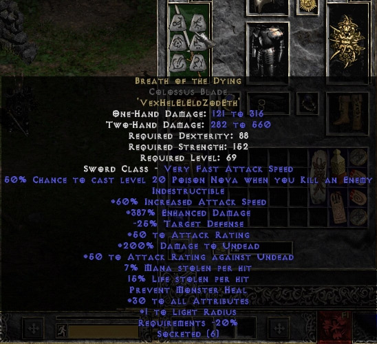 clear rune recipe diablo 2