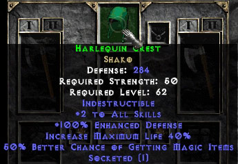 Harlequin crest diablo 2 где взять